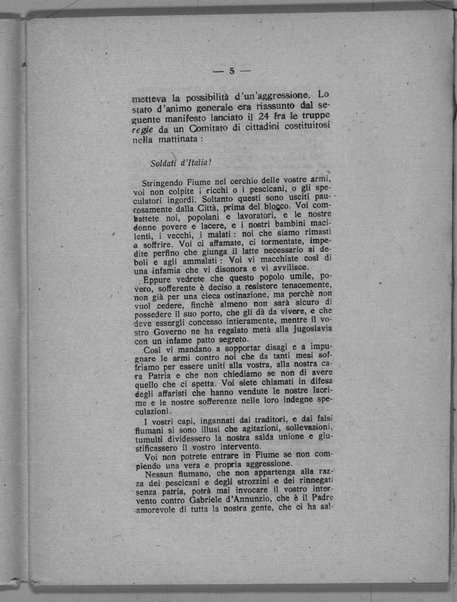 L'assasinio di Fiume. Narrazione documentata delle giornate sanguinose del Natale fiumano